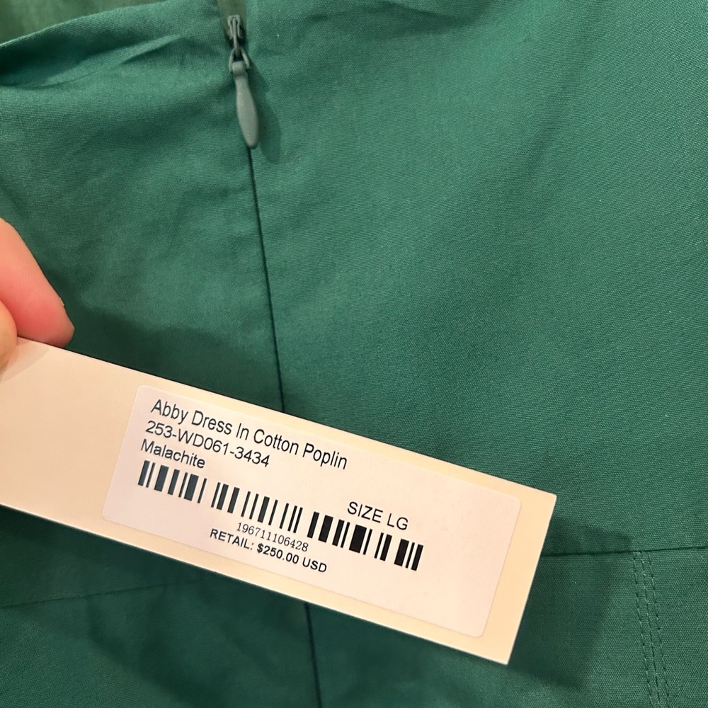 Alex Mill Abby Midi Dress Green - Picture 4 of 6